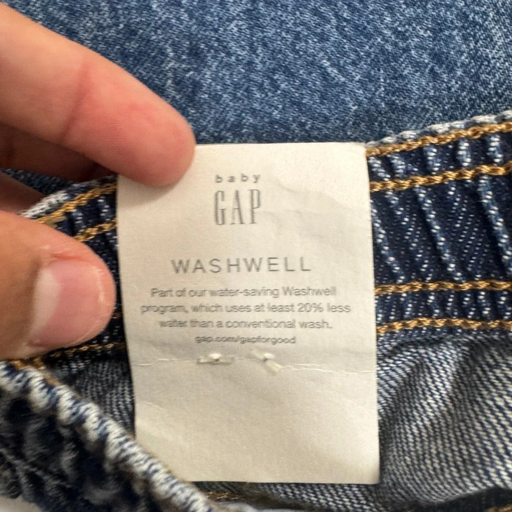 Baby GAP Stride Relaxed Wide Leg Jeans Medium Wash Blue 4 Years NWT